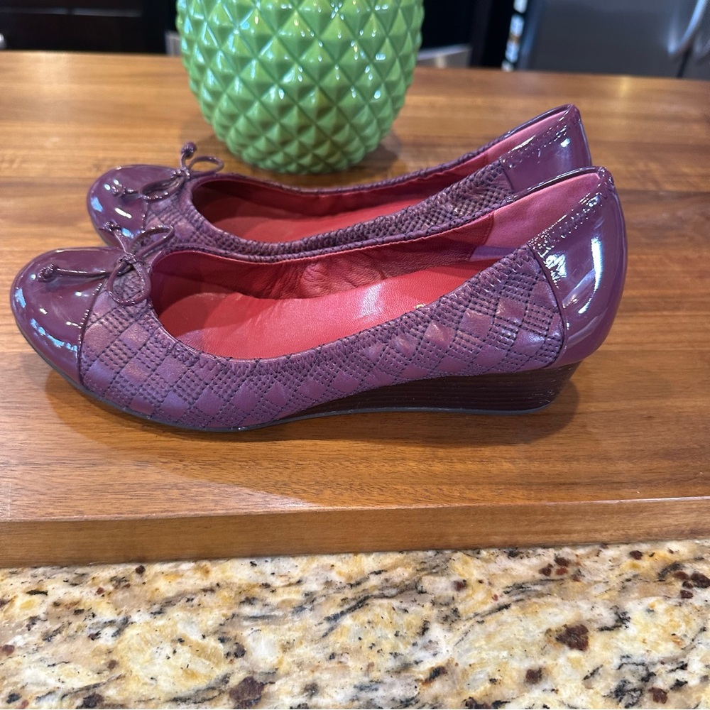 Cole Haan Nike Air Women's Purple Ballet Wedges